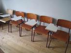 5 retro jaren 70 houten schoolstoel, alles in perfekte staat, Antiek en Kunst, Antiek | Meubels | Stoelen en Banken, Ophalen of Verzenden