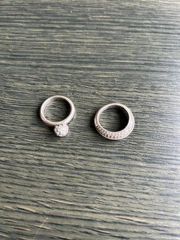 Originele Ti Sento ringen set beschikbaar voor biedingen