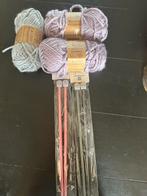 Wol en breinaalden set, Hobby en Vrije tijd, Breien en Haken, Ophalen of Verzenden, Nieuw, Breien, Wol of Garen