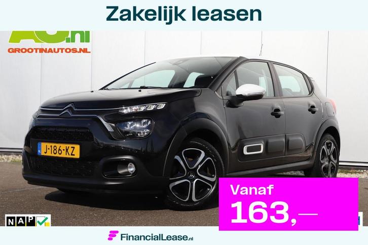 Citroen C3 1.2 PureTech Feel Carplay Android Navigatie Clima, Auto's, Citroën, Bedrijf, Lease, Financial lease, C3, ABS, Airbags