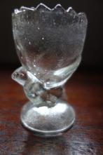 Eierdop kip glas, Antiek en Kunst, Antiek | Glas en Kristal, Ophalen of Verzenden