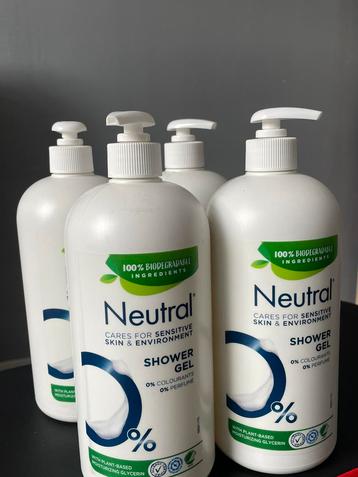 Neutral douchegel 4 x 900 ml beschikbaar voor biedingen