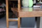 16 eettafels tafel metaal rvs hout horeca mancave cafe, Huis en Inrichting, Tafels | Eettafels, Ophalen, Gebruikt, 50 tot 100 cm
