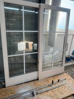 schuifpui, Doe-het-zelf en Verbouw, Ophalen, 150 tot 225 cm, 150 tot 225 cm, Inclusief glas