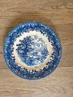 Vintage Blauw Wit Bord - Country Style, Antiek en Kunst, Antiek | Wandborden en Tegels, Ophalen of Verzenden