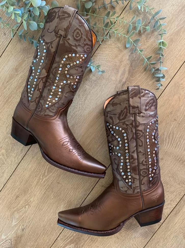 Frye cowboylaarzen 38 39 western boots bohemian laarzen, Kleding | Dames, Schoenen, Nieuw, Hoge laarzen, Bruin, Ophalen of Verzenden