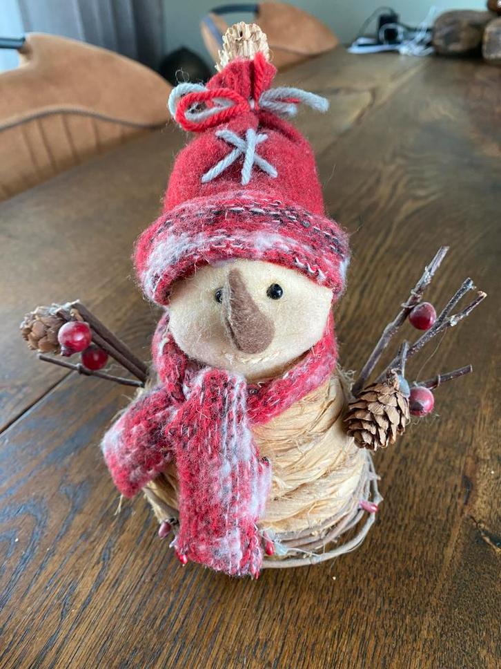 Decoratieve Sneeuwpop Woonaccessoire Kerst, Antiek en Kunst, Antiek | Woonaccessoires, Ophalen