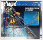 knex ACHTBAAN RENEGADE RUN COASTER + GRATIS 35 MODEL AUTOSET, Kinderen en Baby's, Speelgoed | Bouwstenen, Ophalen, Gebruikt, K'nex