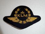 Petembleem KLM jaren '50 - '60 goudgeborduurd, Verzenden, Zo goed als nieuw, Overige typen