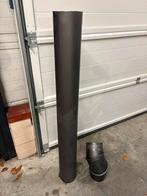 RVS rookkanaal buizen en bocht, Gebruikt, Ophalen of Verzenden, Rvs, Minder dan 2 meter