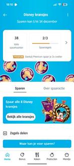 Disney Kransjes Spaarzegels, Plus, Ophalen of Verzenden