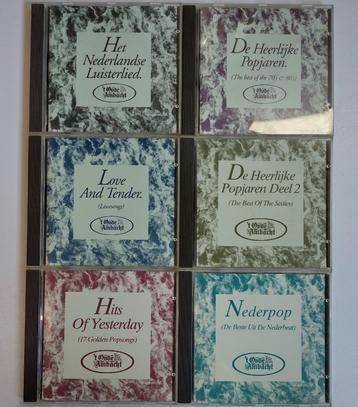 Set 6 CDs Heerlijke Popjaren, Nederpop, Love, Hits (1991-92) beschikbaar voor biedingen