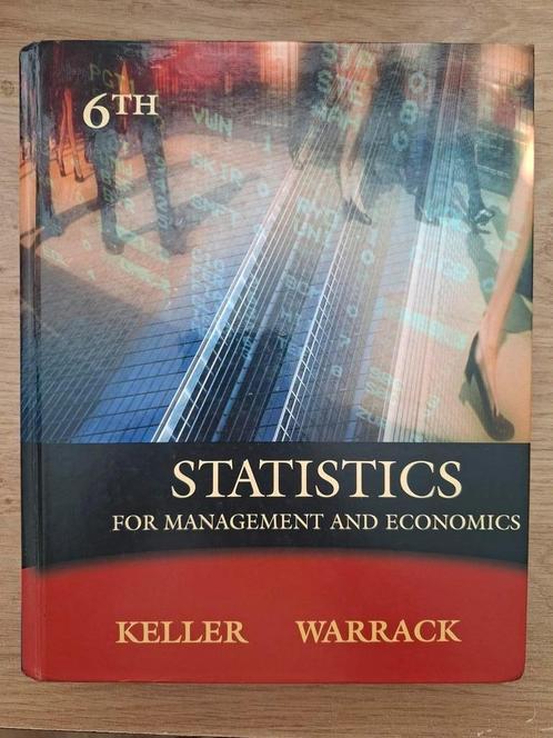 Statistiek boek, Boeken, Studieboeken en Cursussen, Zo goed als nieuw, WO, Beta, Ophalen of Verzenden