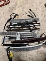 Grote partij Bridle2Fit neusriemen, frontriemen ed, Dieren en Toebehoren, Paarden en Pony's | Hoofdstellen en Tuigage, Ophalen of Verzenden