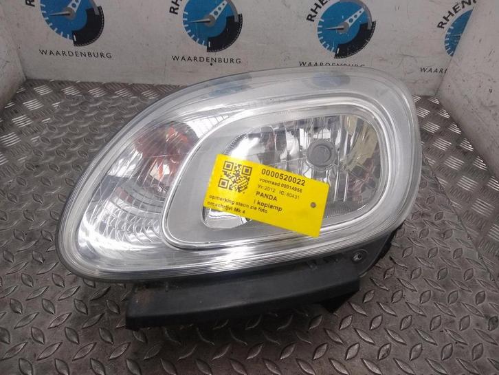 FIAT PANDA KOPLAMP L 2012, Auto-onderdelen, Verlichting, Gebruikt, ARN erkend, Stiba lid, Erkend duurzaam, Ophalen of Verzenden