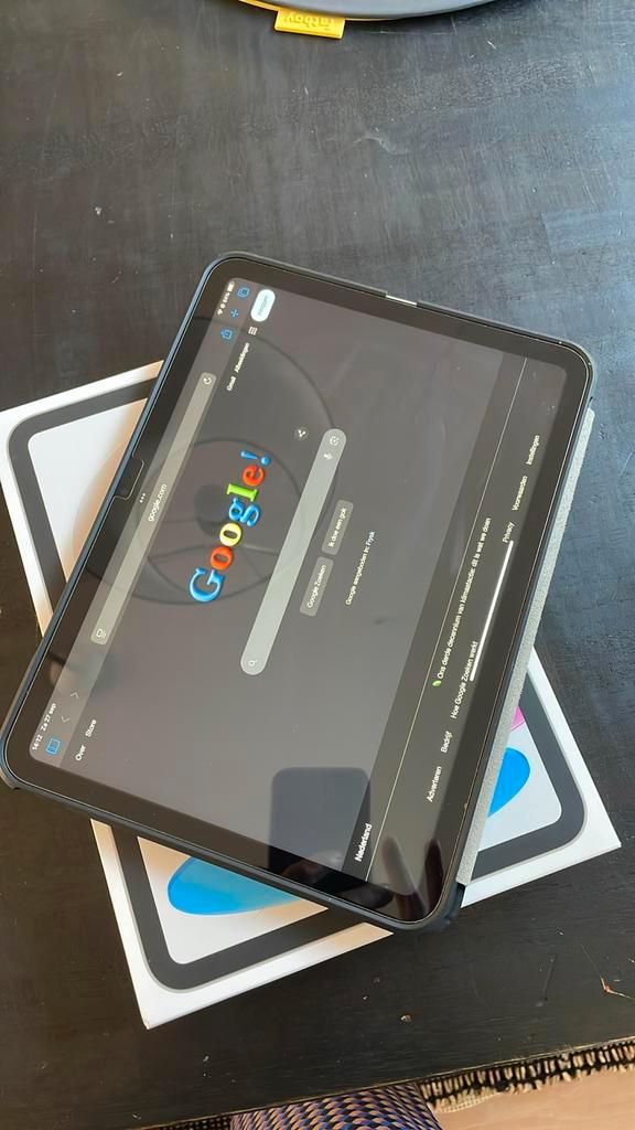Te koop: Apple iPad 10e generatie 10,9”, zilver, 64 GB, wifi, Computers en Software, Apple iPads, Zo goed als nieuw, Apple iPad