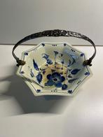 Delft Blauw bonbonschaaltje met verzilverd hengsel, Ophalen of Verzenden