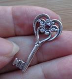 zilveren sleutel hanger Franklin Mint [232], Verzenden, Zo goed als nieuw, Met edelsteen, Zilver