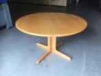 Vintage Deense  Gudme ronde eettafel. 120 cm.Massief hout., Ophalen of Verzenden