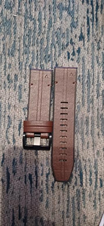Garmin 26mm Lederen Horlogeband - Donkerbruin beschikbaar voor biedingen