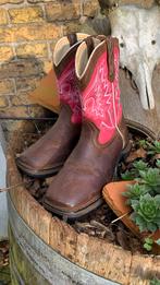 Durango cowboylaarzen,lil Rebel,pink,als nieuw,, Bruin, Overige typen, Ophalen of Verzenden, Gedragen