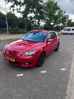 Mazda 3 1.6 Sport Exclusive 2005 Rood, Auto's, Voorwielaandrijving, 1160 kg, Zwart, 4 cilinders