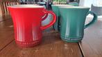 Set van 4 mokken van Le Creuset., Ophalen, Zo goed als nieuw, Overige stijlen, Kop(pen) en/of Schotel(s)