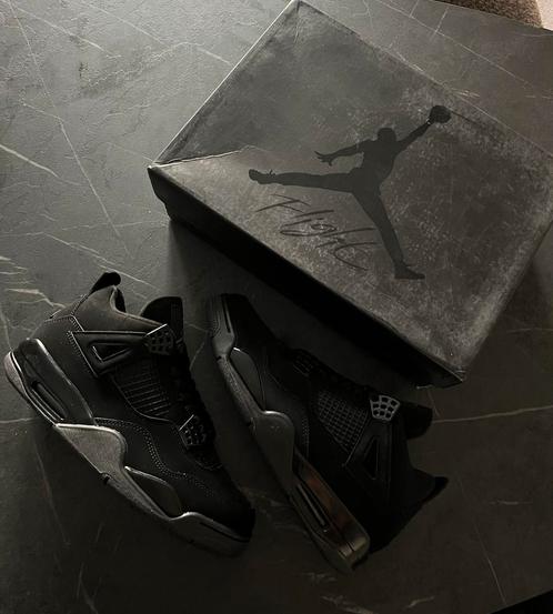 Jordan 4 Black Cat (42), Kleding | Heren, Schoenen, Nieuw, Sportschoenen, Zwart, Ophalen of Verzenden