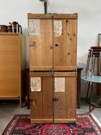 16x vintage houten kistjes, industriele opbergbox, Gebruikt, Ophalen