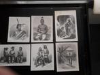 gravures Indianen Noord en Zuid Amerika, 19e eeuw, Ophalen of Verzenden, Meerdere auteurs, Zuid-Amerika