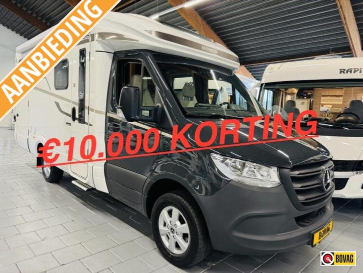 Hymer ML-T 580 Mercedes EINDEJAARSSHOW 10.000 KORTING, Caravans en Kamperen, Campers, Bedrijf, tot en met 3, Half-integraal, Hymer