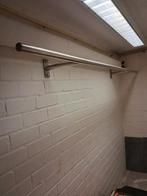 Rvs leuning of kledingrek, Ophalen, Zo goed als nieuw, Rvs