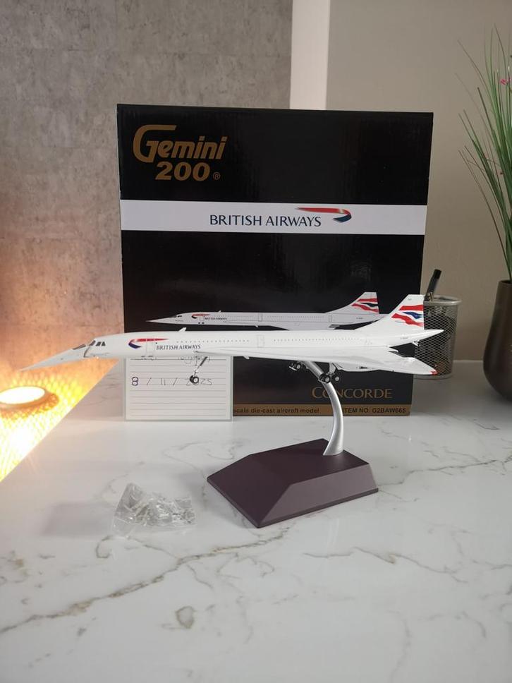 British Airways Concorde Gemini jets 1:200 G2BAW665 G-BOAF, Hobby en Vrije tijd, Modelbouw | Vliegtuigen en Helikopters, Nieuw