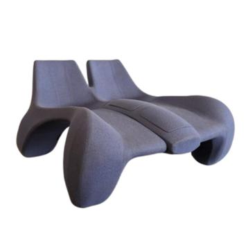 dubbele chaise longue, Max Jungblut, kvadrat gestoffeerd beschikbaar voor biedingen