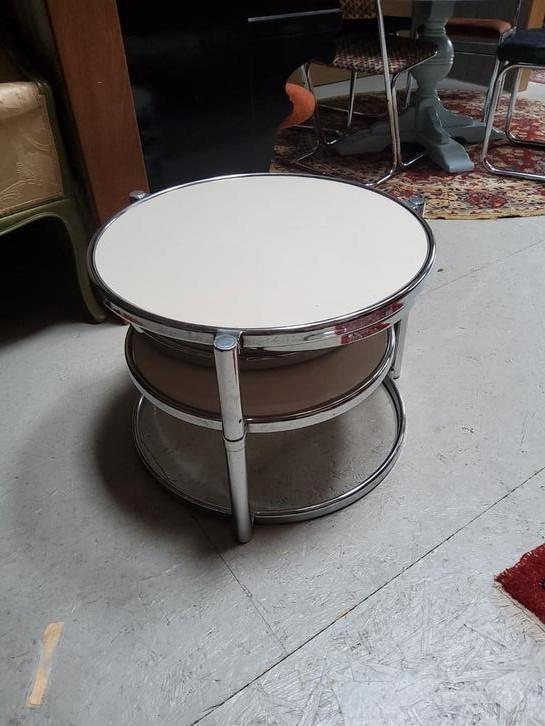 Vintage Salontafel Verstelbaar, Antiek en Kunst, Antiek | Meubels | Tafels, Ophalen