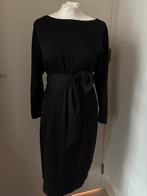 LaDress XXS of xl Zwarte Jurk Crêpe Satijn - ZGAN, Zwart, Maat 46/48 (XL) of groter, Ophalen of Verzenden, Zo goed als nieuw