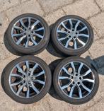 MAK Highlands Gunmetal Velgen + Banden (17 inch), Ophalen, Gebruikt, Renault