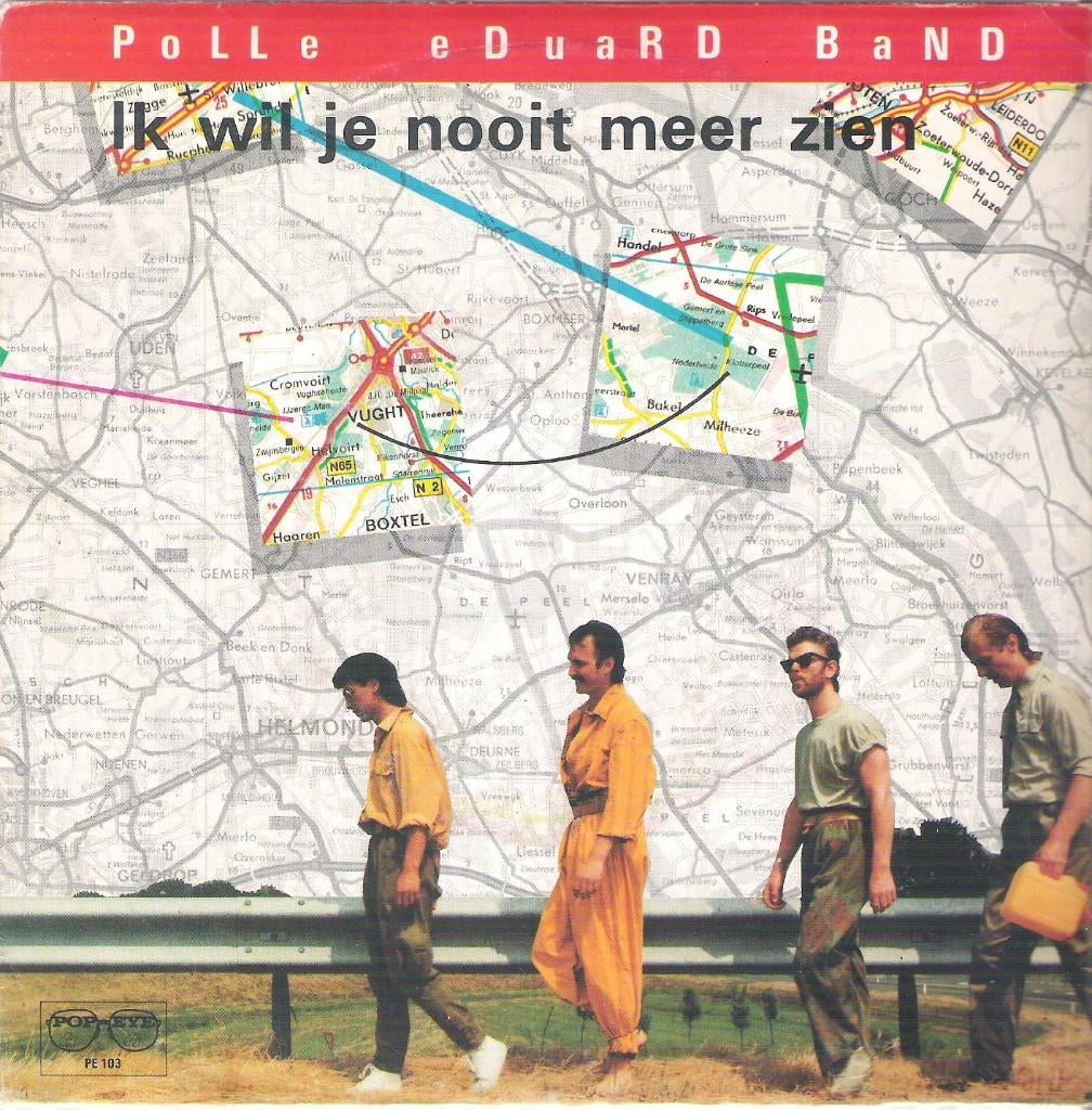 Vinyl Single Polle Eduard Band, Cd's en Dvd's, Vinyl | Nederlandstalig, Ophalen of Verzenden, Gebruikt, 12 inch, Levenslied of Smartlap