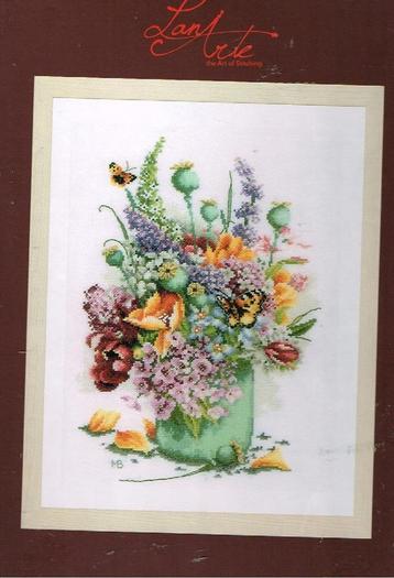 Cado marjolein bastin borduurpakket fower power bouquet 127 beschikbaar voor biedingen