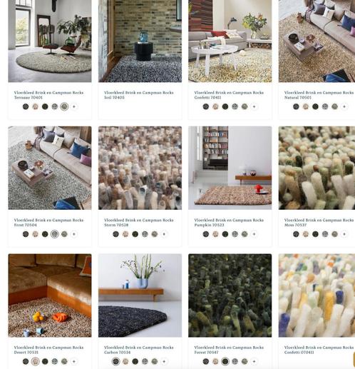 Vloerkleed Brink en Campman Pop Art - Rocks - Dots, Huis en Inrichting, Stoffering | Tapijten en Kleden, Nieuw, 150 tot 200 cm