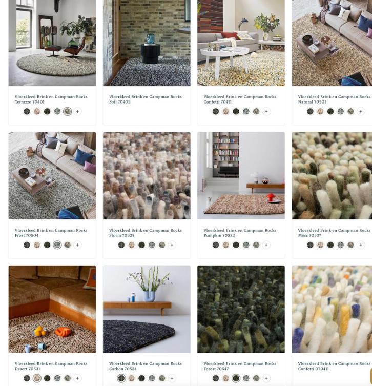 Vloerkleed Brink en Campman Pop Art - Rocks - Dots, Huis en Inrichting, Stoffering | Tapijten en Kleden, Nieuw, 150 tot 200 cm