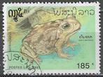 Laos 1993 - Yvert 1079 - Kikkers - Bufo marinus (ST), Verzenden, Gestempeld, Zuidoost-Azië