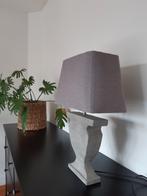 Schemerlamp tafelmodel stoer, Huis en Inrichting, Lampen | Tafellampen, Zo goed als nieuw, Hout, 50 tot 75 cm, Ophalen