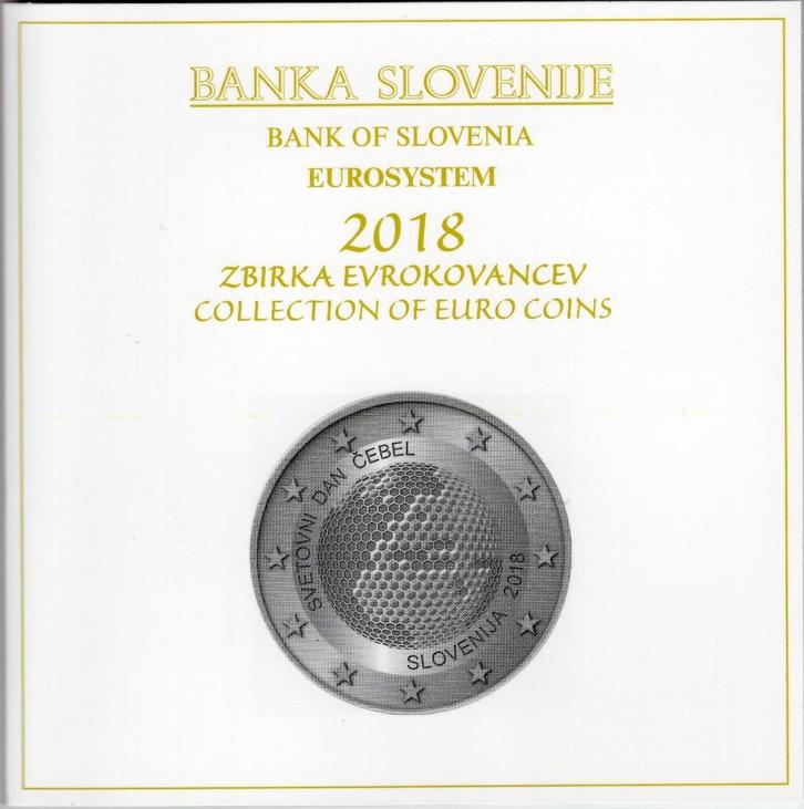 5x BU Set Slovenie 2018 t/m 2022 - 10 Munten Blisters, Postzegels en Munten, Munten | Europa | Euromunten, Setje, Overige waardes
