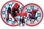 Spiderman Kinderservies - Magnetron - Marvel, Ophalen of Verzenden, Nieuw