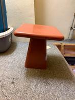 Oranje bijzettafel, Huis en Inrichting, Ophalen, Minder dan 45 cm, Minder dan 55 cm, Vierkant