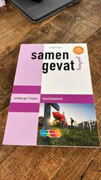 Samengevat Geschiedenis vmbo-gt/mavo, Boeken, Schoolboeken, Ophalen of Verzenden, Nieuw, VMBO, Geschiedenis