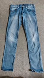 Lange blauwe heren spijkerboek maat 146. Slim fit, Ophalen of Verzenden, Zo goed als nieuw, Blauw