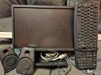Computerset: Toetsenbord, Scherm & Boxen, Computers en Software, Monitoren, Gebruikt, Ingebouwde speakers, Full HD, Ophalen of Verzenden