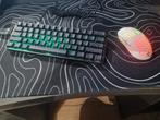 Gaming toetsenbord met muis met custom keycaps en coil cable, Ophalen of Verzenden, Zo goed als nieuw, Gaming toetsenbord